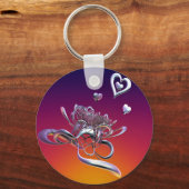 Die Schönheit des Herzens Schlüsselanhänger (Vorderseite)