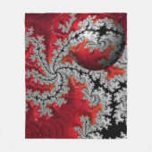 Die Schönheit des Mandelbrots Fleece Blanket (Vorderseite)
