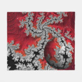 Die Schönheit des Mandelbrots Fleece Blanket (Vorderseite (Horizontal))