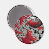 Die Schönheit des Mandelbrots Magnet (Vorderseite/Rückseite)