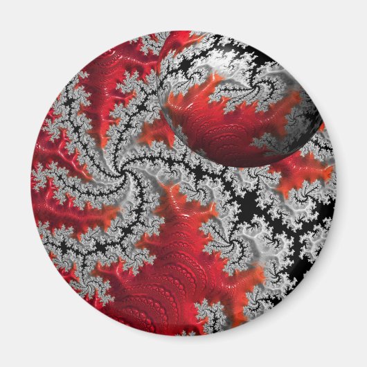 Die Schönheit des Mandelbrots Magnet (Vorne)