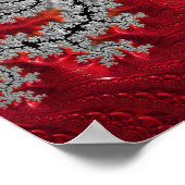 Die Schönheit des Mandelbrots Poster (Ecke)