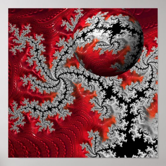 Die Schönheit des Mandelbrots Poster (Vorne)