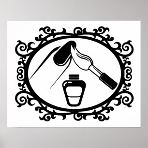 Die Schönheit des nagelpolnischen Designs Poster