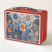 Die Schönheit des Retro-Stils Metall Brotdose (Rückseite)