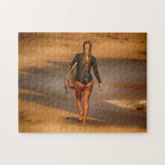 Die Schönheit des Surfbrettes - Foto Puzzle (Horizontal)