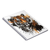 Die Schönheit des Tigers Notizblock (Rechte Seite)