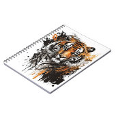 Die Schönheit des Tigers Notizblock (Linke Seite)