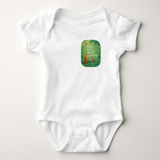 Die Schönheit des Werden Baby Strampler (Vorderseite)