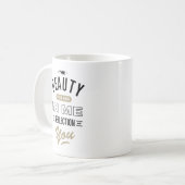 Die Schönheit, die Sie in mir sehen, ist eine Refl Kaffeetasse (Vorderseite Links)