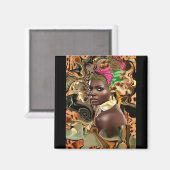 Die Schönheit einer afrikanischen Dschungel-Blume Magnet (Vorderseite/Rückseite)