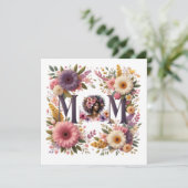 Die Schönheit einer Mutter Einladung (Stehend Vorderseite)