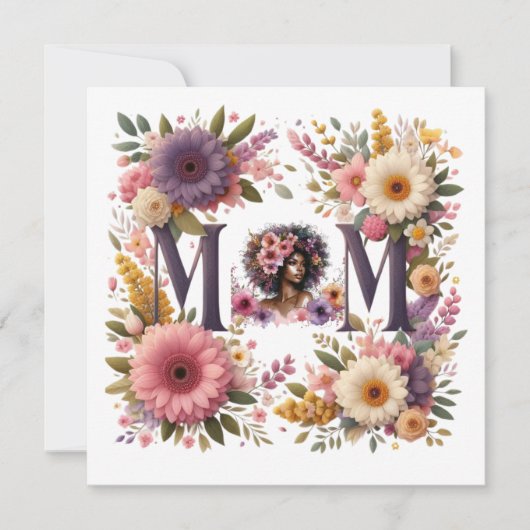 Die Schönheit einer Mutter Einladung (Vorderseite)