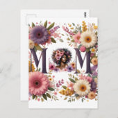 Die Schönheit einer Mutter Postkarte (Vorne/Hinten)