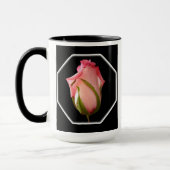 "Die Schönheit einer Rose " Tasse (Links)