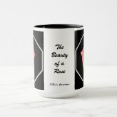"Die Schönheit einer Rose " Tasse (Zentrum)