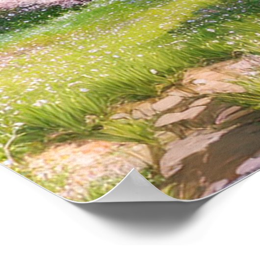 Die Schönheit eines einfachen Lebens Poster (Ecke)