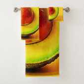 Die Schönheit eines gesunden Avocadodesigns Badhandtuch Set (Insitu)