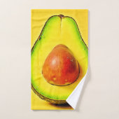 Die Schönheit eines gesunden Avocadodesigns Badhandtuch Set (Handtuch)