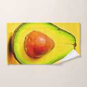 Die Schönheit eines gesunden Avocadodesigns Badhandtuch Set (Handtuch)