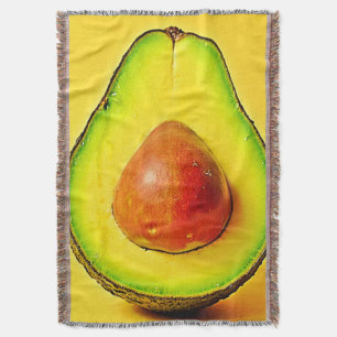 Die Schönheit eines gesunden Avocadodesigns Decke