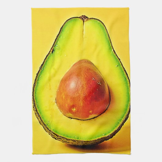 Die Schönheit eines gesunden Avocadodesigns Geschirrtuch (Vertikal)