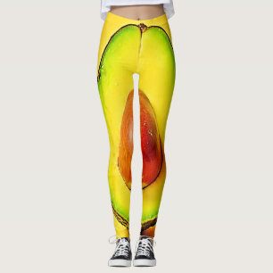 Die Schönheit eines gesunden Avocadodesigns Leggings