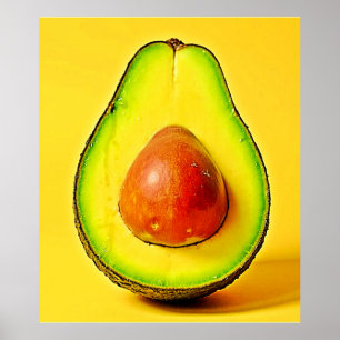 Die Schönheit eines gesunden Avocadodesigns Poster