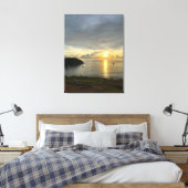 Die Schönheit eines Sonnenuntergangs über dem Meer Leinwanddruck (Insitu (Schlafzimmer))