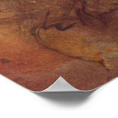 Die Schönheit grüner Augen Poster (Ecke)