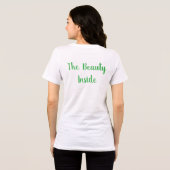 die Schönheit innen Tri-Blend Shirt (Rückseite voll)