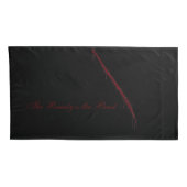 Die Schönheit ist die Bestie Kissenbezug (Rückseite-Rechts)