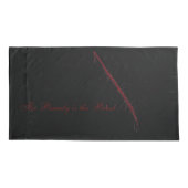 Die Schönheit ist die Bestie Kissenbezug (Rückseite-Links)