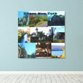 DIE SCHÖNHEIT ITHACAS, NEW YORK LEINWANDDRUCK (Insitu (Holzboden))