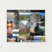 DIE SCHÖNHEIT ITHACAS, NEW YORK WANDTEPPICH (Vorderseite (Horizontal))