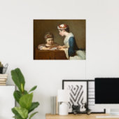 Die Schönheit Jean-Siméon Chardin Poster (Heimbüro)