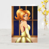 Die Schönheit Karte (Gelbe Blume)