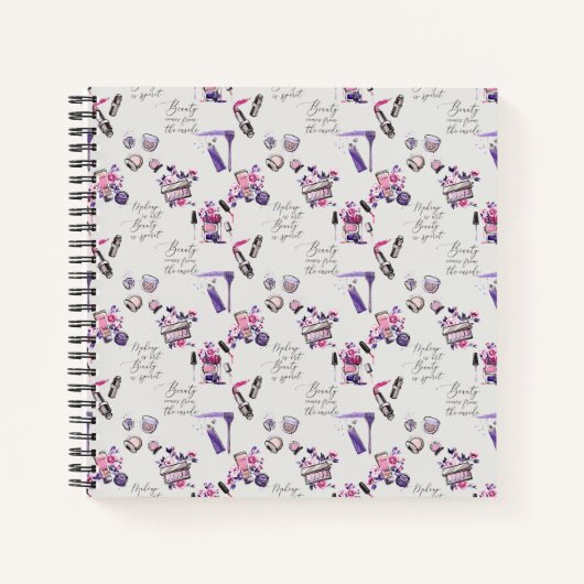 Die Schönheit kommt aus dem Inneren Notizblock (Vorderseite)