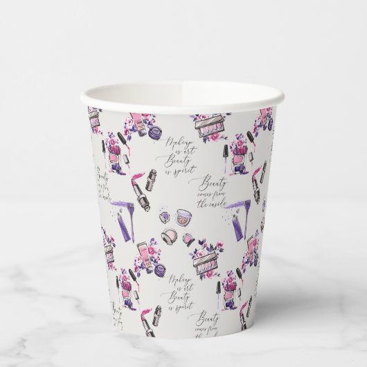 Die Schönheit kommt aus dem Inneren Pappbecher (Links)