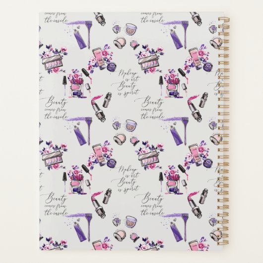 Die Schönheit kommt aus dem Inneren Planer (Rückseite)