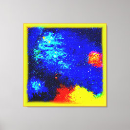 Die Schönheit Nebulas und Galaxien. Jetzt kaufen Leinwanddruck