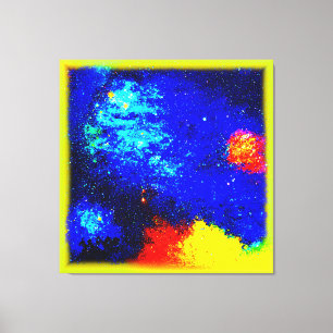 Die Schönheit Nebulas und Galaxien. Jetzt kaufen Leinwanddruck