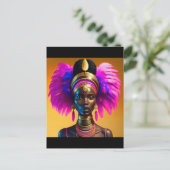 die Schönheit Postkarte (Stehend Vorderseite)