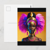 die Schönheit Postkarte (Vorne/Hinten)