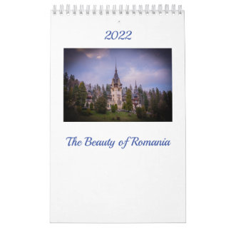 Die Schönheit Rumäniens, Single Page Calendar Kalender