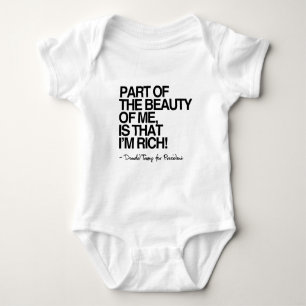 Die Schönheit von mir ist, dass ich reich bin - Baby Strampler