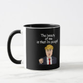 Die Schönheit von mir ist, dass ich yuuuge - Tasse (Links)