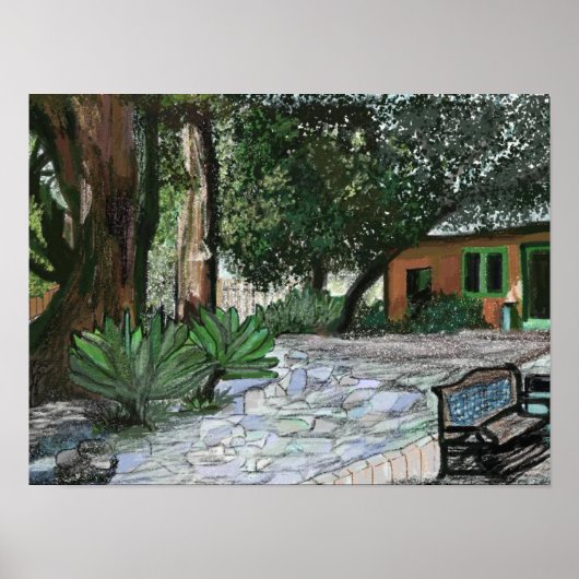 Die Schönheit von Ojai Print Poster (Vorne)