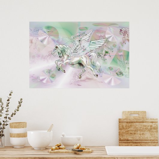 Die Schönheit von Pegasus Poster (Küche)