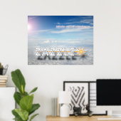 Die Schönheit von Zazzle ist... Poster (Heimbüro)